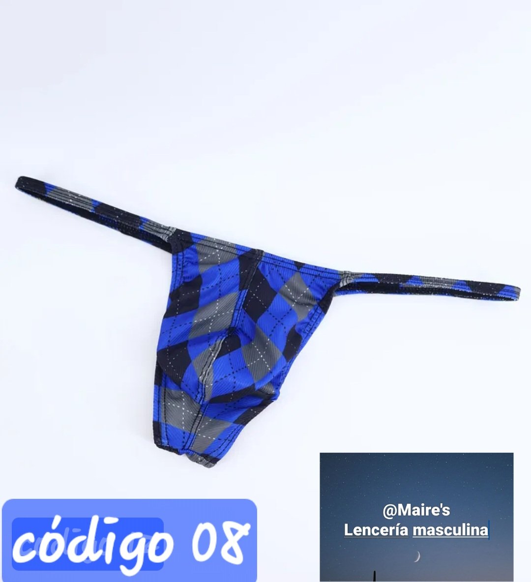 tanga con rombos - Imagen 4