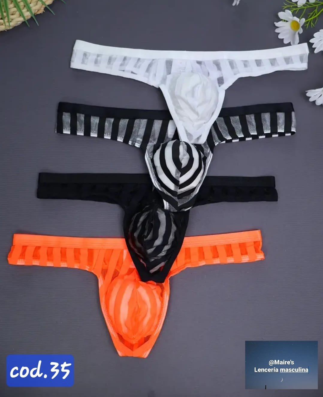Tanga Transparentes color
