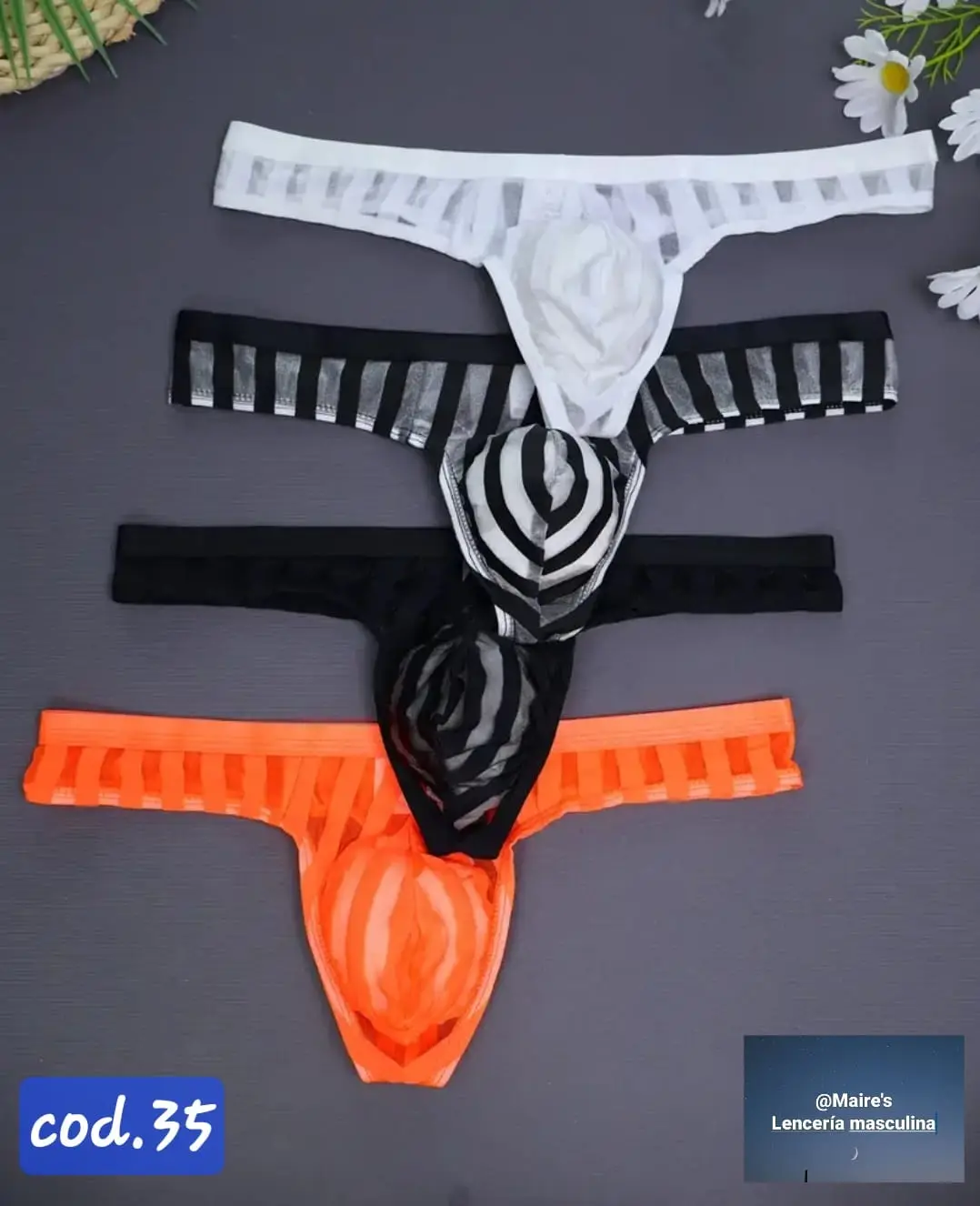 Tanga Transparentes color