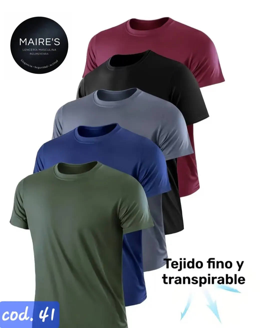 remera clipado estéreo mas comoda y fresca - Imagen 5